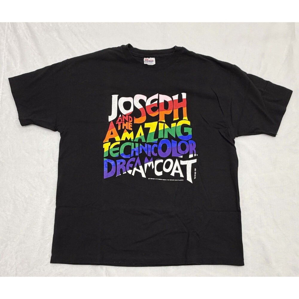 VTG Joseph And The Amazing Technicolor Dreamcoat 1991 T Shirt Size Men's Size XL